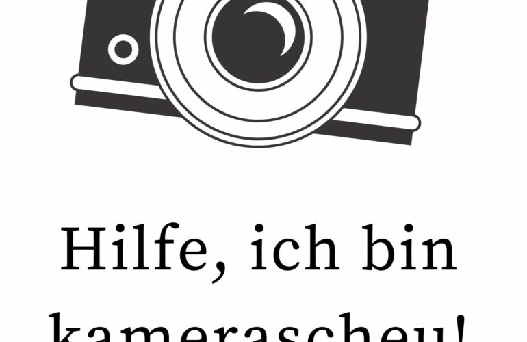 unsicher vor der Kamera